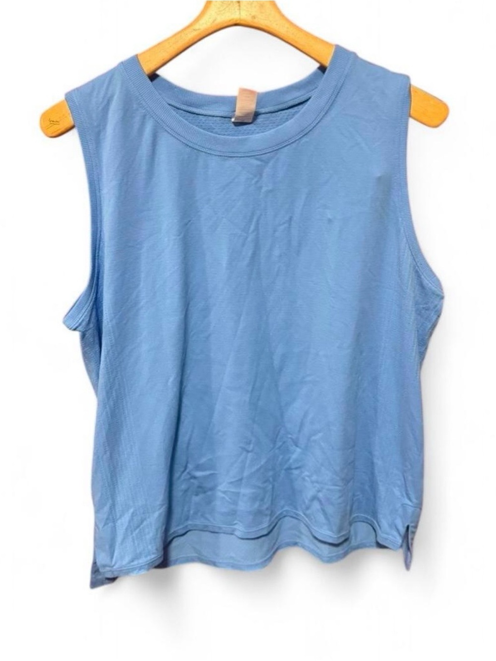 Tuff Athletics Light Blue Crewneck Tank Top